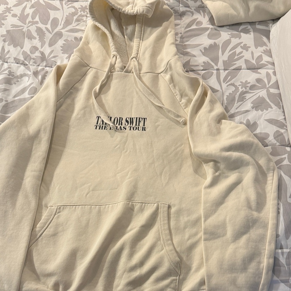 Taylor Swift The Eras Tour Cream Hoodie